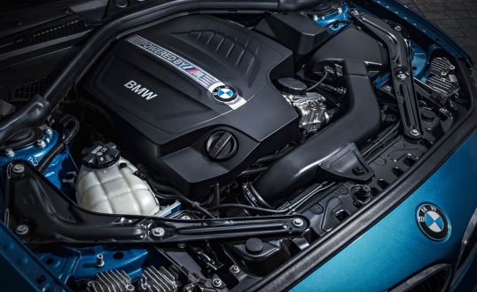 2016 BMW M2 turbocharged 3.0-liter inline-6 engine