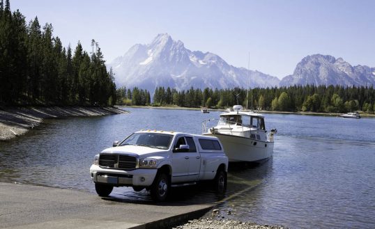 Launching at Boat Ramp