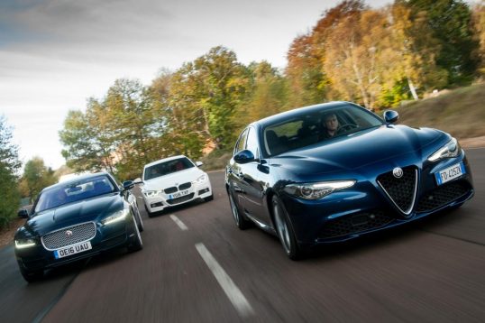 Alfa Romeo Giulia vs Jaguar XE vs BMW 3 Series