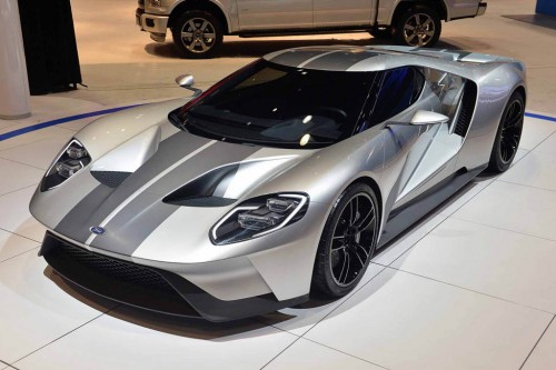 Ford GT Prototype, Chicago auto show 2015 live photo