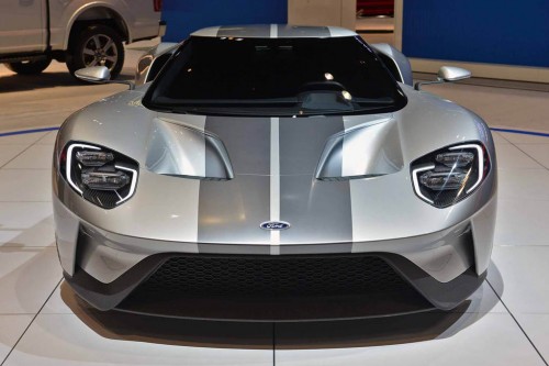 Ford GT Prototype Chicago auto show 2015 live photo