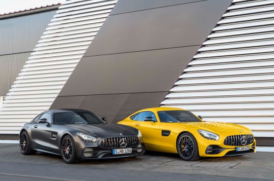 2018-mercedes-amg-gt-c-coupe-edition-50-and-mercedes-amg-gt-s-refresh-front-three-quarter