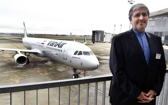 مدیرعامل ایران ایر در فرودگاه تولوز فرانسه