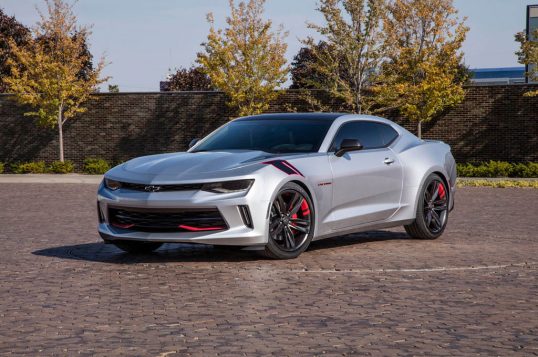 2015-sema-chevrolet-camaro-red-line-front-three-quarter