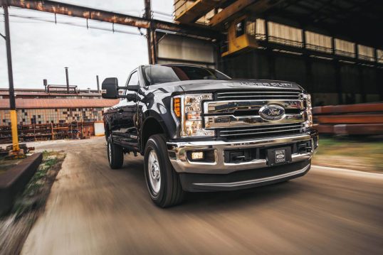 2017-ford-f-350-lariat-4x4-67l-front-end-in-motion