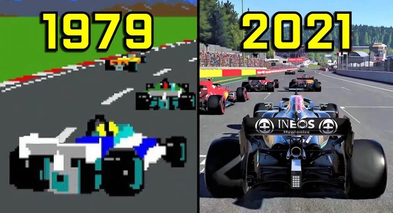Evolution of F1 Games 1979-2021