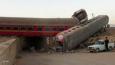 قطار مشهد یزد حادثه