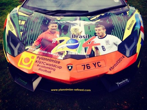 Yianni Charalambous Lamborghini Aventador 2014 World Cup