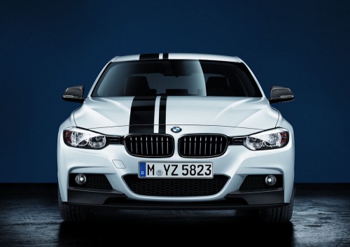 3 Series with BMW M Performance Parts carbon fiber splitters