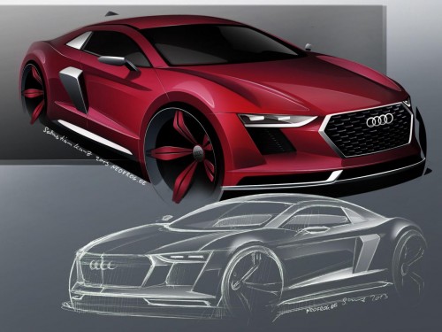 2015 Audi R8 artist rendering