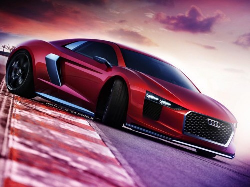 2015 Audi R8 artist rendering