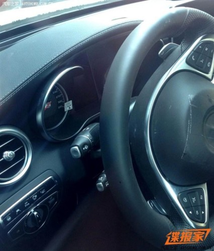 عکس جاسوسی کابین مرسدس بنز C63 AMG مدل 2015