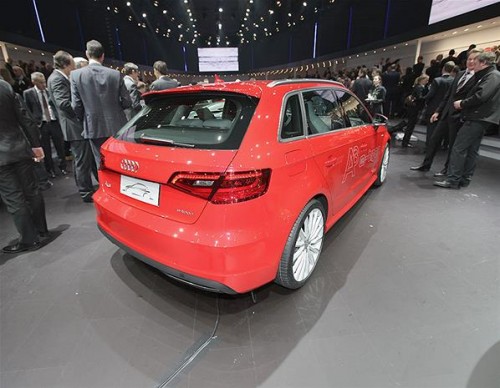 Audi A3 e-tron concept at 2013 Geneva Motor Show