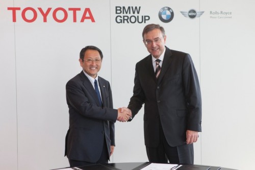 Akio Toyoda and Norbert Reithofer