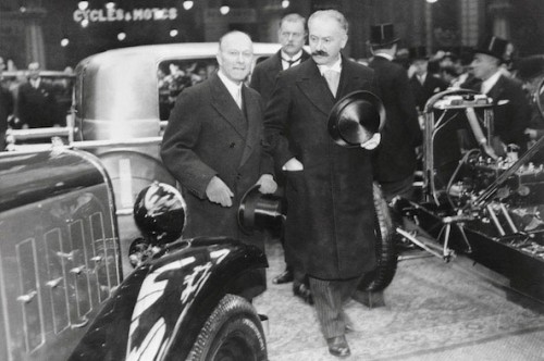 Andre Citroen and Albert Lebrun Paris-1932