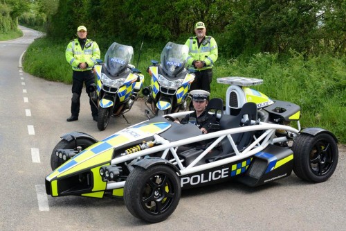 Ariel Atom 3.5R police car coppers