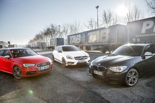 Audi S3, BMW 135i, Mercedes A45 AMG