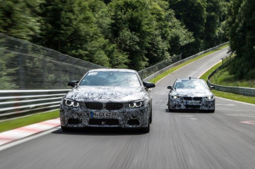 BMW M3 and M4 spyphoto