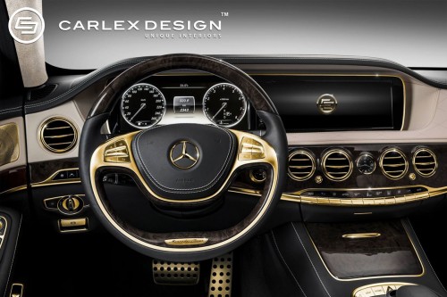 Carlex Mercedes S63 AMG Gold Trim