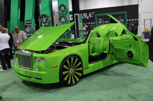 Electric Green Chrysler 300