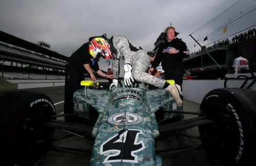 Dan Wheldon Indianapolis 500 Practice