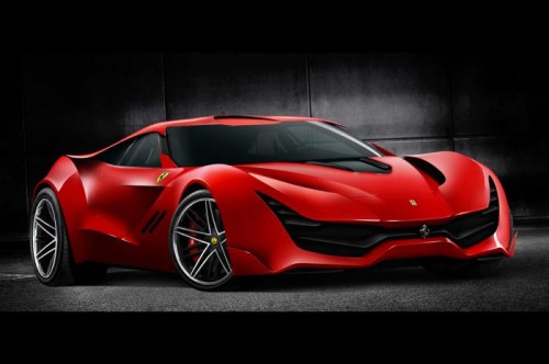 Ferrari CascoRosso rendering