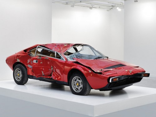 Ferrari Dino Sells at Contemporary Art Exhibition