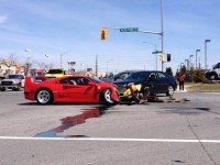 Ferrari F40 Crashed