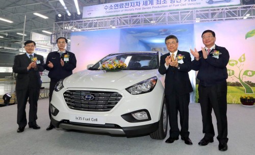 First production Hyundai ix35 Fuel Cell