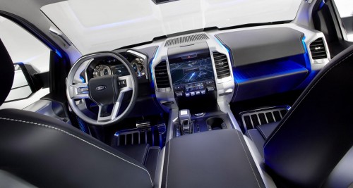 Ford F150 Atlas concept interior