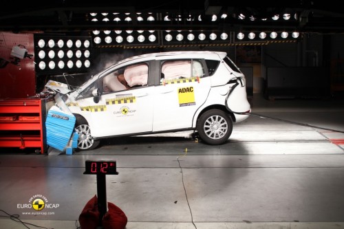 Ford B-Max Front crash test