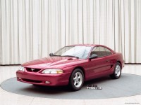 Production-intent 1994 Mustang coupe front