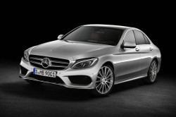 Mercedes-Benz C250, AMG Line, Avantgarde, Diamantsilber metallic, Leder