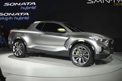 Hyundai Santa Cruz Crossover Truck Concept at 2015 NAIAS