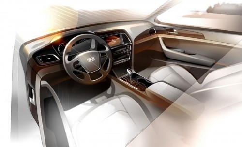 Hyundai Sonata 2015 interior design