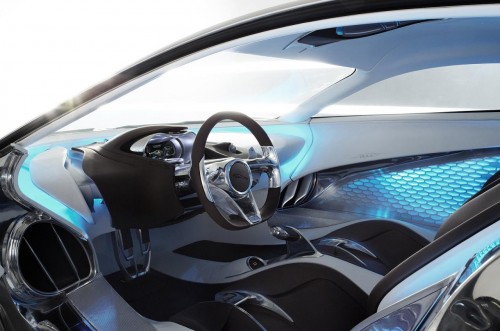 Jaguar C-X75 hybrid supercar interior