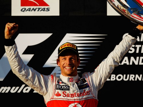Jenson Button took a brilliant victory at the first race of the season.