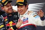 Kaumi Kobayashi Sauber Sebastian Vettel کا او می کوبایاشی
