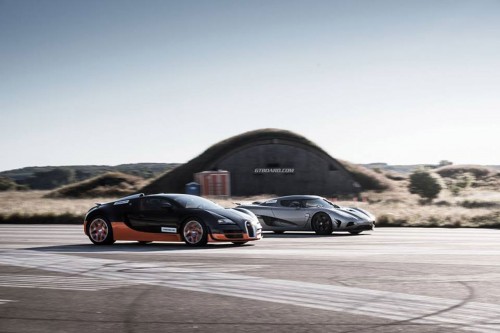 Koenigsegg Agera R vs Bugatti Veyron Grand Sport Vitesse