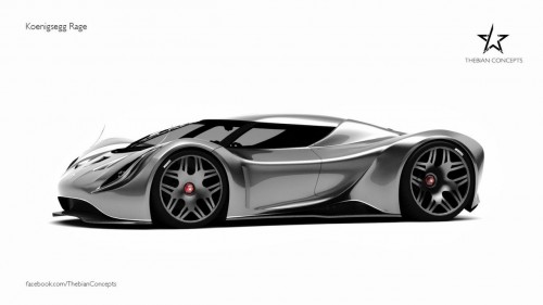 Koenigsegg Rage rendering