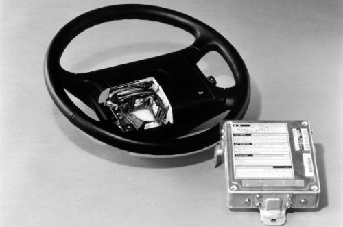 A tilt-and-telescopic steering wheel with an SRS air bag
