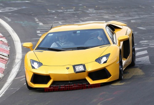 LamborghiniAventador SV Prototype Testing at Nürburgring