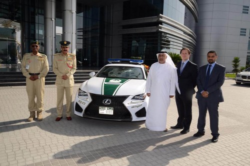 Lexus RC F for Dubai Police