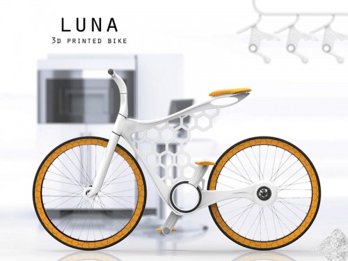 Luna Bicycle 3D Printed By Omer Sagiv