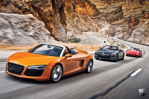 Luxury Convertible Comparison audi Mercedes-Benz Porsche