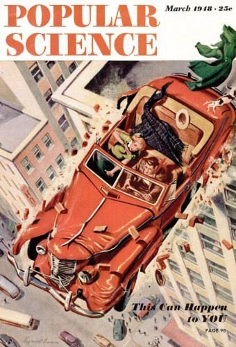 مارس 1948: پس از جنگ جهانی دوم، بشر به دنبال رانندگی در آسمانهاست. سؤال اساسی ایمنی در چنین رانندگی است.