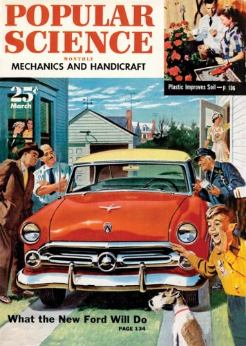 مارس 1952: اشتیاق برای خودروهای مدل جدید.