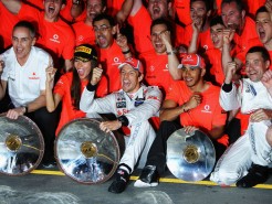 McLaren celebration Australian GrandPrix
