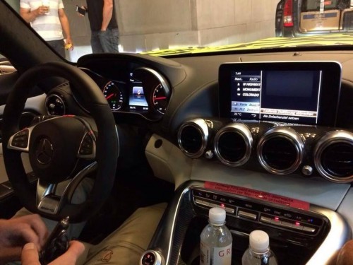 Mercedes-AMG GT interior spyshot