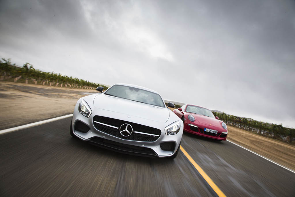 Mercedes-AMG GT vs Porsche 911 GTS